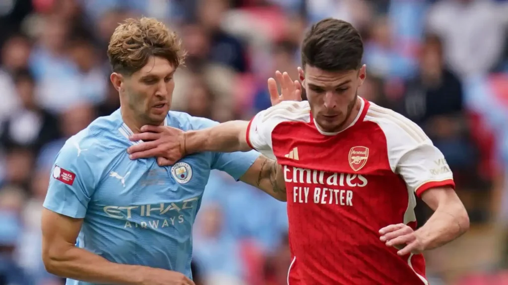 John Stones and Declan Rice