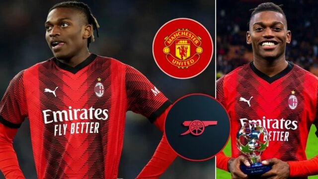 Arsenal Eye Rafael Leao as AC Milan Slash Asking Price to €50m This Summer