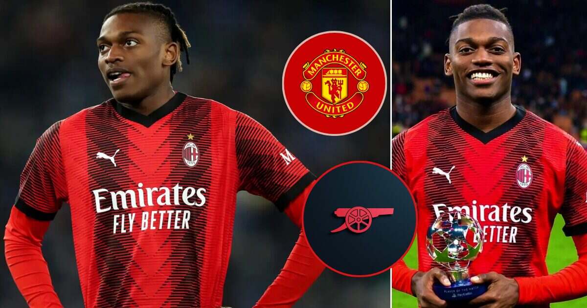 Arsenal Eye Rafael Leao as AC Milan Slash Asking Price to €50m This Summer