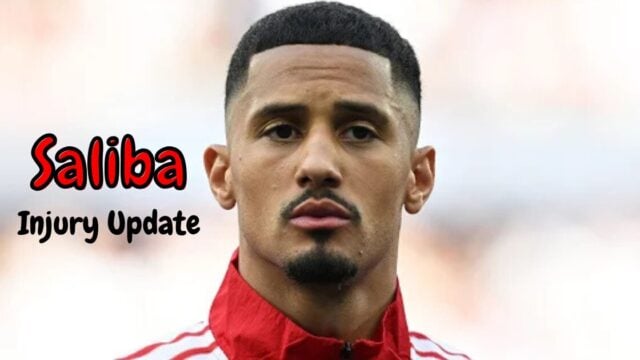 Arsenal Confirm Saliba Out for Extended Period With Back Injury